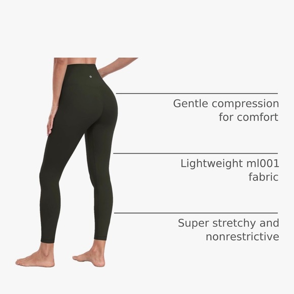 Hawthorn Athletic Dark Olive High-Rise High-Waisted Leggings size XS - Picture 4 of 12